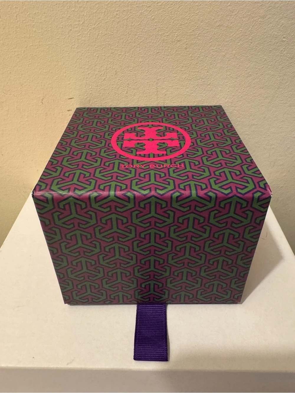 NWT Tory Burch Bow Leather Cuff Bracelet - Complete Gift Set